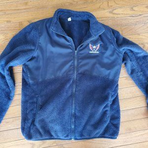 Washington Capitals Fleece Lined Full Zip Jacket, Blue, Women's XL